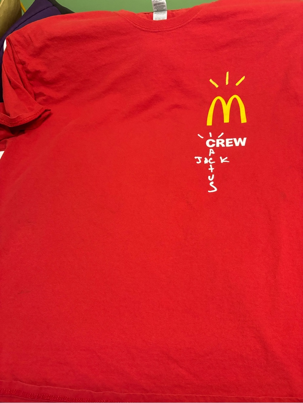 McDonald's Crew Cactus Jack XXL SEE DESCRIPTION
